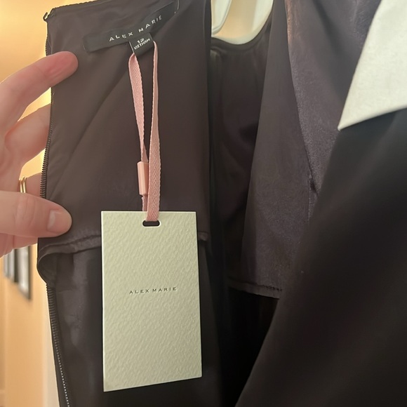 Alex Marie formal black and white gown. Size 12 - Picture 5 of 8